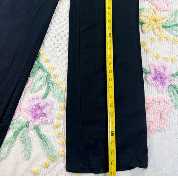 Banana Republic Black Linen Blend Wide Leg Lounge Pants XS - Picture 3 of 8